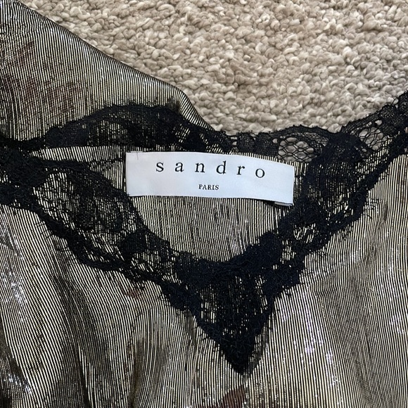 Sandro shiny cami, new with tag, 80% off - Picture 2 of 10